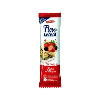 Barra de Cereal Flow Georgalos Yoghurt y Frutos del Bosque 27 g