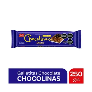 Galletitas Chocolinas de Chocolate 250 g
