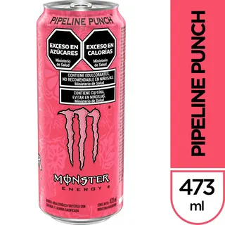 Bebida Energizante Monster Pipeline Punch 473 ml