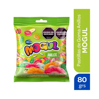 Gomitas Mogul Anillos Frutales 80 g