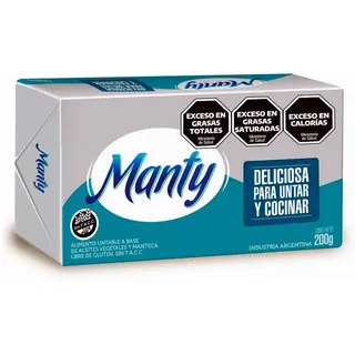Margarina Manty Untable 200 g