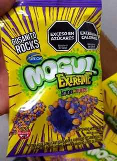 Gomitas Mogul Rocks Gusanito Extreme 40 g