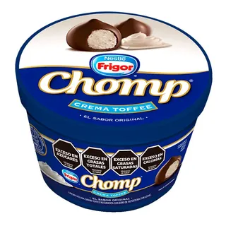 Bocaditos Helados Chomp Crema Toffee 180 g