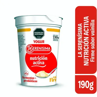 Yogur La Serenísima Nutrición Activa Firme Vainilla 190 g