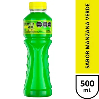 Bebida Isotónica Powerade Sour Manzana Verde 500 ml