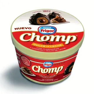 Bocaditos Helados Chomp Dulce de Leche Pote 180 g