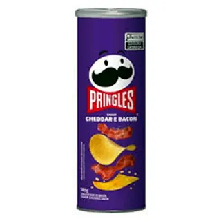 Papas Fritas Pringles Cheddar y Bacon 105 g