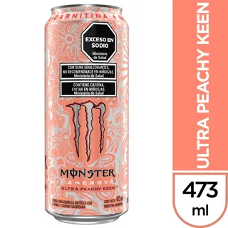 Bebida Energizante Monster Peachy Keen 473 ml