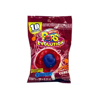 Chupetín Mr Pops Evolution Cereza