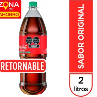 Gaseosa Coca-Cola Sabor Original Retornable 2 L