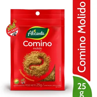 Comino Molido Alicante Sobre 25 g