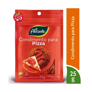 Condimento para Pizza Alicante Sobre 25 g