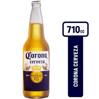 Cerveza Rubia Corona Botella 710 ml