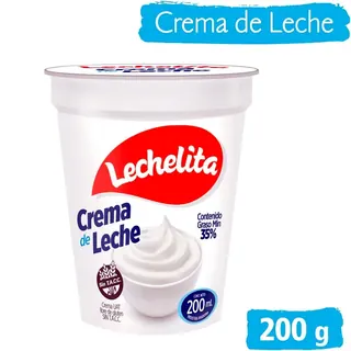 Crema de Leche Lechelita 200 cc