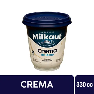 Crema de Leche Milkaut en Pote 330 cc