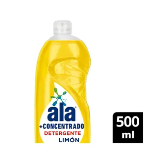 Detergente Ala + Concentrado Limón 500 ml
