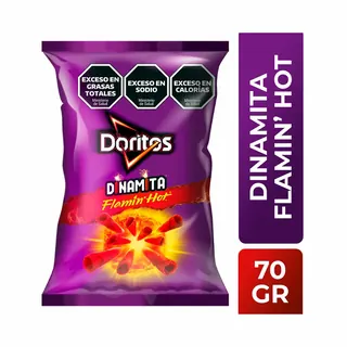 Nachos Doritos Dinamita Flamin' Hot 70 g
