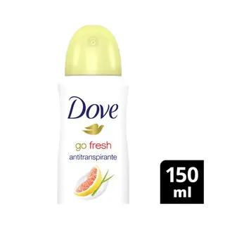 Desodorante Antitranspirante Dove Pomelo y Limón en Aerosol 150 ml