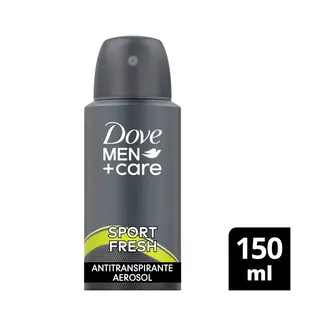 Desodorante Antitranspirante Dove Men+Care Sport Fresh en Aerosol 150 ml