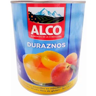 Duraznos en Mitades Alco 820 g