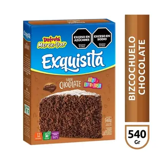 Bizcochuelo Exquisita de Chocolate 540 g