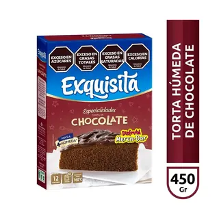 Torta Húmeda de Chocolate Exquisita 450 g
