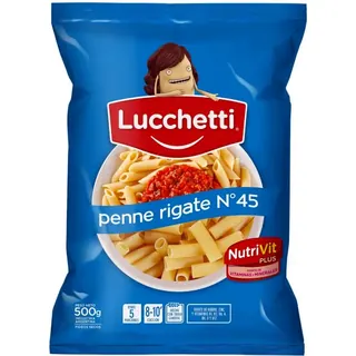 Fideos Penne Rigate Lucchetti N° 45 500 g