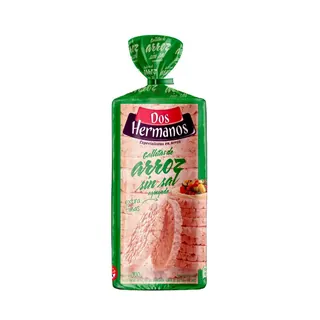 Galletas de Arroz Dos Hermanos Slim Sin Sal 100 g