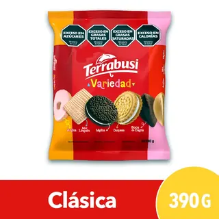 Galletitas Dulces Terrabusi Variedad Mix Familiar 390 g