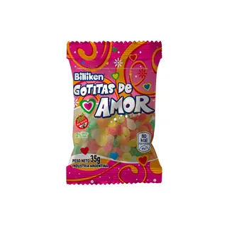 Caramelos Billiken Gotitas de Amor Surtidos 35 g