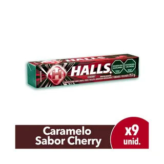 Caramelos Halls Cherry 9 unidades