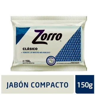 Jabón en Pan Zorro Compacto Clásico 150 g