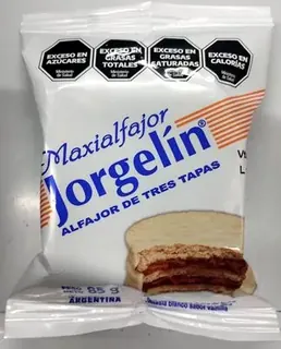 Maxialfajor Jorgelín Blanco Vainilla 85 g