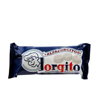 Alfajor Jorgito Dulce de Leche Baño Azucarado 6 unidades
