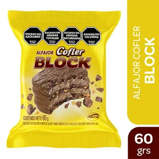 Alfajor Cofler Block Negro 60 g