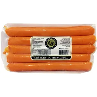 Viena Larga con Piel 1 kg