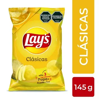 Papas Fritas Lays Clásicas 145 g