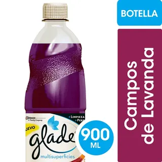 Limpiador Líquido Multisuperficies Glade Campos de Lavanda 900 ml