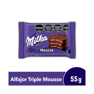 Alfajor Milka Triple Mousse 55 g