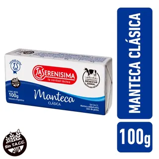 Manteca La Serenísima Clásica 100 g