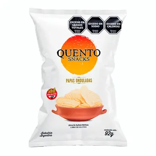 Quento Papas Onduladas 92 g