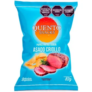 Quento Papas Asado Criollo 92 g