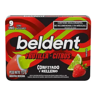 Beldent Confitado Relleno Frutilla Citrus