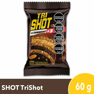 Alfajor Shot Triple con Maní 60 g