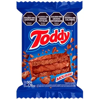 Alfajor Toddy Mousse Chocolate Negro 50 g