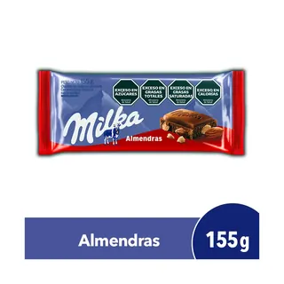 Chocolate Milka con Almendras 155 g