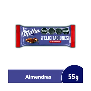 Chocolate Milka con Almendras 55 g