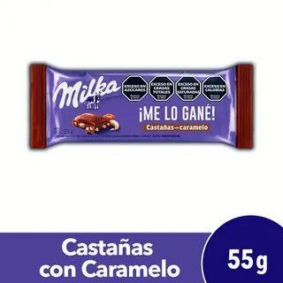 Chocolate Milka con Castañas 55 g