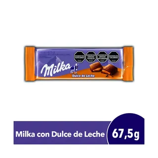 Chocolate Milka Relleno Dulce de Leche 67,5 g