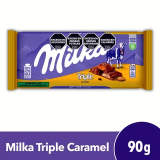 Chocolate Milka Triple Caramelo 90 g
